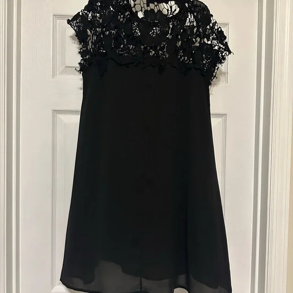 Shein Dresses | Shein Black Halter Babydoll Dress | Color: Black | Size: 10 | Pamrehner's Closet